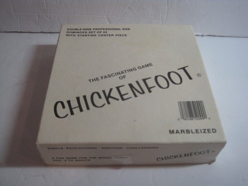 Chicken foot dominoes set - foot,