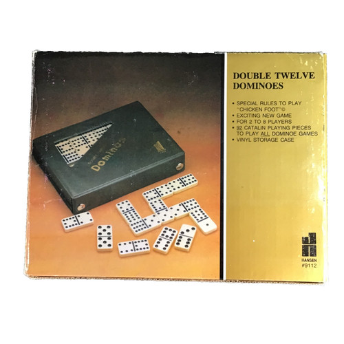 Dominoes double twelve - double,