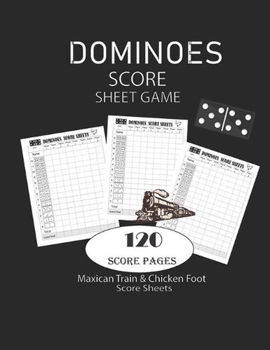 Dominoes score sheets game - score,