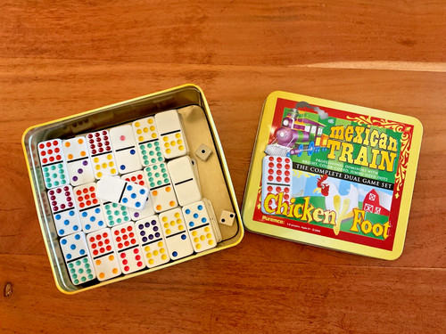 Mexican train and chicken foot - mexican,