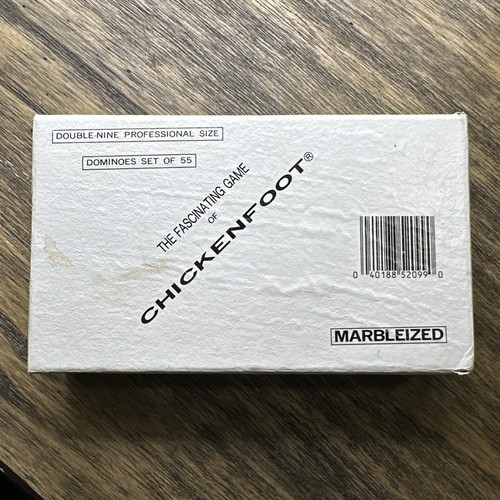 Vintage marbleized chickenfoot - marbleized,