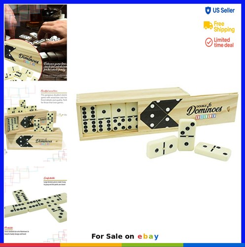 Dominoes set double six - six, 28
